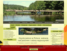 Tablet Screenshot of czystejeziora.pl
